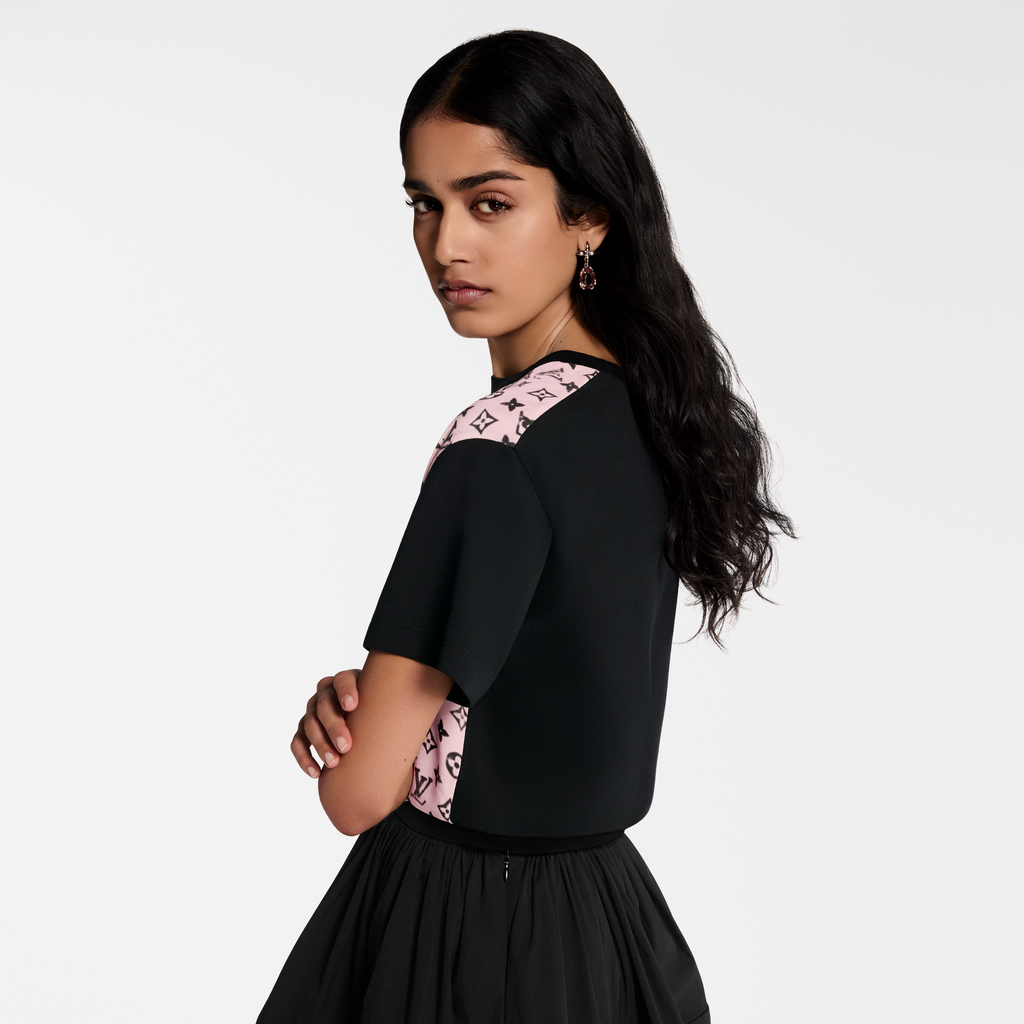 Camiseta Monogram  Mujer Prêt-à-Porter Tops | LOUIS VUITTON (Zoom de producto)